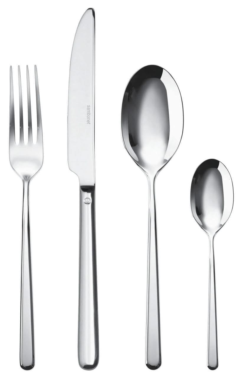 SAMBONET Flatware Set 24 Pcs S.H. Linear S/Steel 52513-81