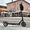 E Scooter mit Straßenzulassung, ABE Elektroroller Belastung bis 120kg, 30 km Reichweite, LED, 20km/h, 350W Motor, 8,5 Zoll Wabenreifen,Duales Bremssystem E Roller für Erwachsene #4