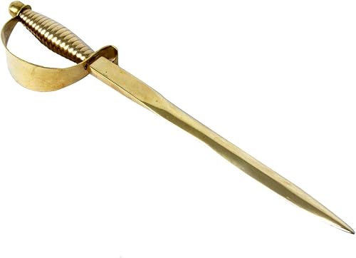 Miniatura 1 de Treasure Gurus - Abrecartas en forma de espada o pirata de latón macizo