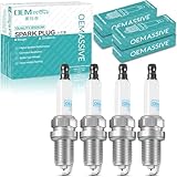 OEMASSIVE 4Pcs Spark Plugs for Chevrolet Cruze 2011-2015, Sonic 2012-2020, Trax 2013-2021, for Buick