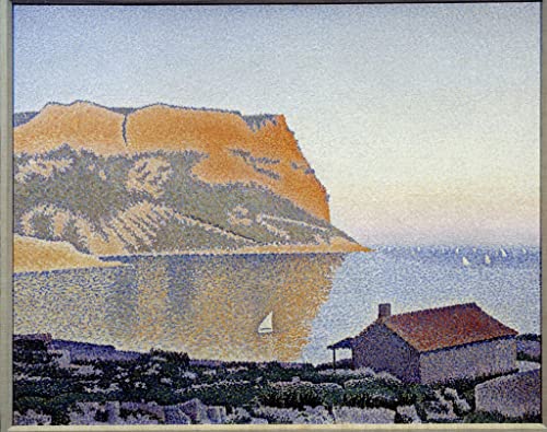 Affiche toile Vue de la Baie de Cassis : impression d'art musée haute fidélité