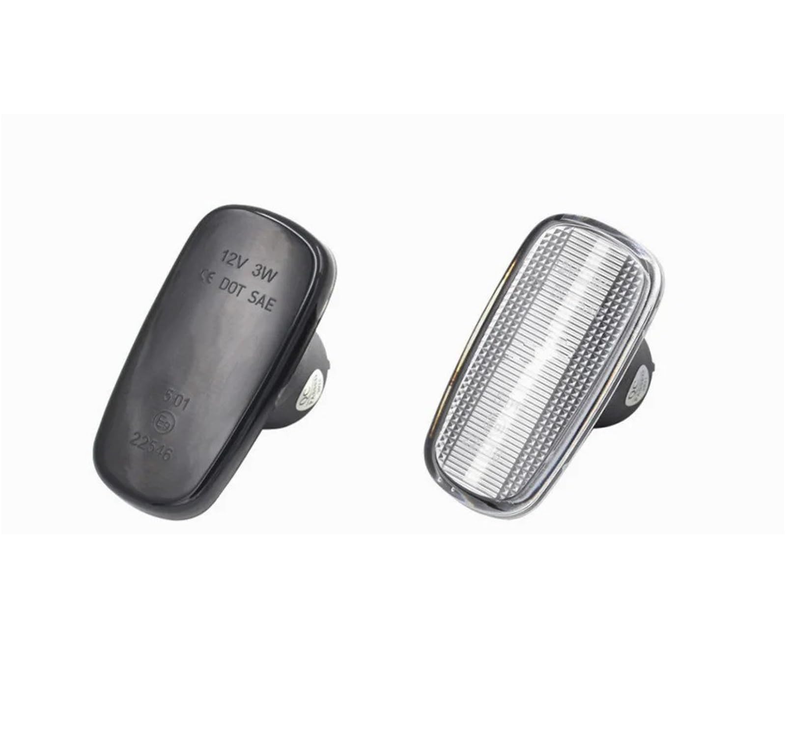 Light Turn Signal 2Piece Flowing Turn Signal Light For Lexus IS 200 300 1999 2000 2001 2002 2003 2004 2005 Side Marker Lamp(Dynamic Crystal)