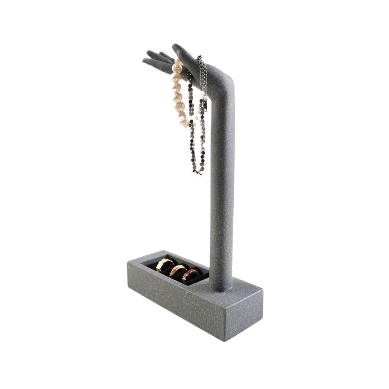 QINGGANG-0224 jewelry organizer Creative Hand Model Jewelry Display Stand Ring Bangle for dressing table