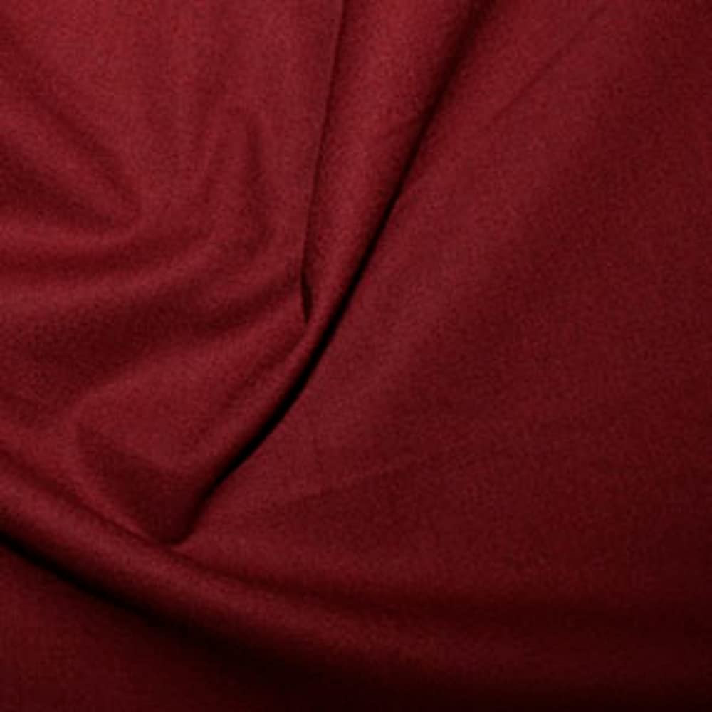 Tissu en coton bordeaux de qualité supérieure pour couture durable - 2