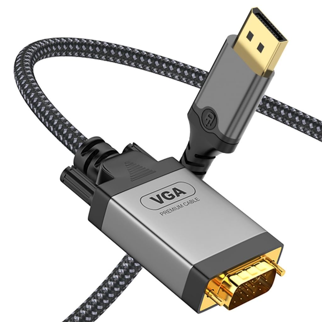 1080P to VGA Conversion Cable 1920x1080 200CM Length for Notebook to Screen Connection Various Display