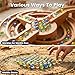 SallyFashion 240PCS Marbles for Kids, Cat Eye Marbles Mixed 5 Colors for Chinese Checkers, Marble Run Toys, Board Games