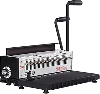 Heavy Duty Wire Binder, Wire Binding Machine, 34-Hole, Binds 130 Sheets, 3:1 Pitch, A4, Suitable for Libraries, Stationery Shops, and Offices,TD-1500B34
