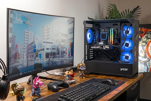 Image of Skytech Gaming Shadow 5 Gaming PC, Intel i7 14700F 2.1GHz, NVIDIA RTX 5060 Ti 8GB VRAM, 1TB NVMe SSD, 16GB DDR4 RAM 3200, 750W Gold PSU, 360 ARGB AIO, Wi-Fi 5, Windows 11, Desktop