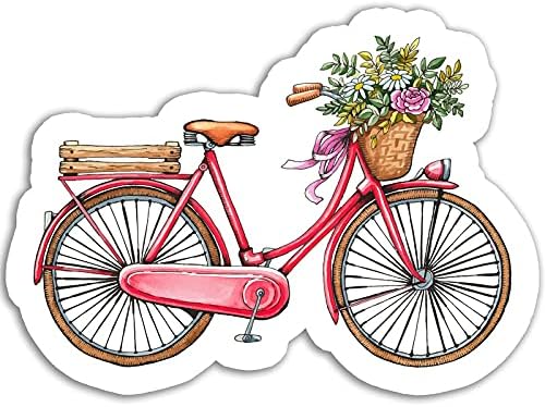 Bicycle Sticker Flower Rapid rise Retro Stickers Sticke Waterbottle It is very popular