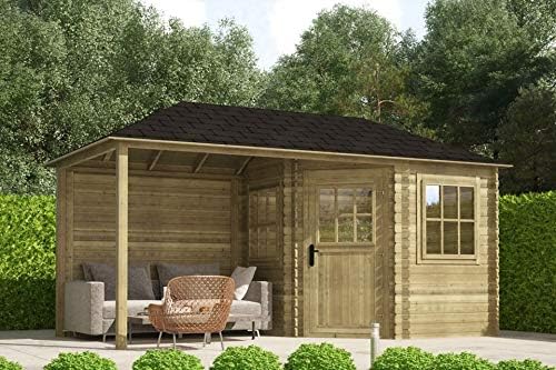 Eline Summer House/Log Cabin Pyramid Roof 480 x 240 cm Fonteyn High-Pressure Treated