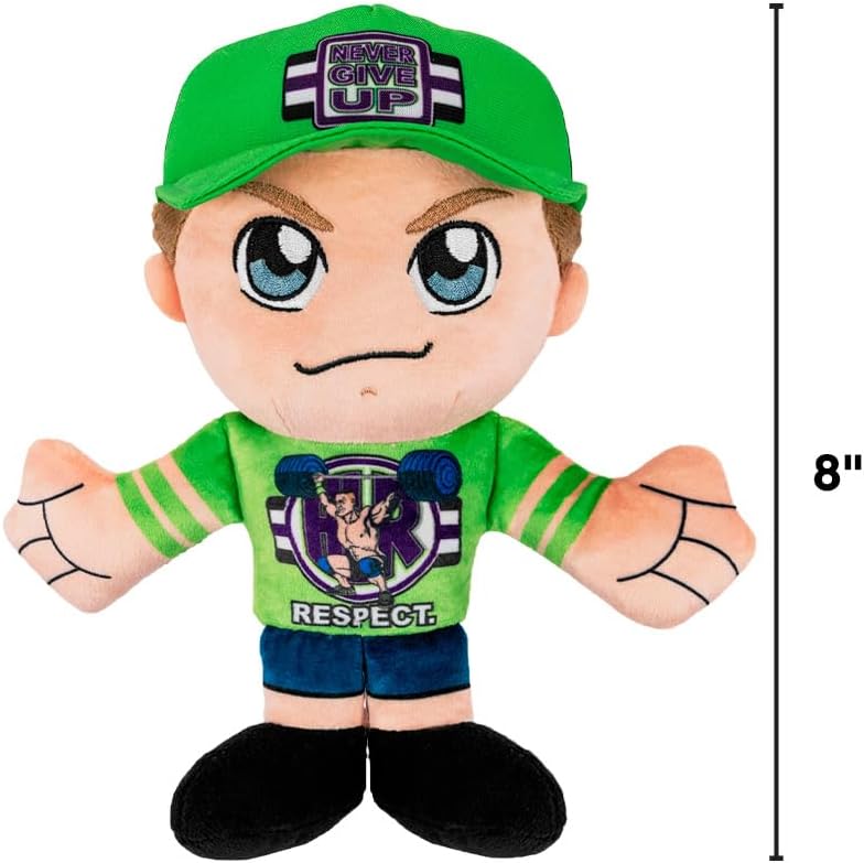 Bleacher Creatures WWE John Cena 8" Kuricha Plush - Soft Chibi Inspired Wrestling Superstar