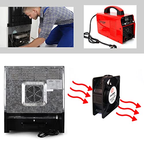 Extractor de aire de 23W para enfriamiento continuo y renovación de flujo térmico axial 5