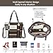 2E-youth Designer Purses and Handbags For Women Satchel Shoulder Bag Tote Bag For Work Clutch Purses (Brown)