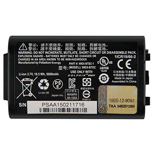 �d�rHoneywell 99EX-BTEC�����o�b�e���[ For Honeywell Dolphin 99EX 99GX 99EX-BTEC Handheld Computer Battery �����p�̃o�b�e���[ �d�r�݊�5000mAh/18.5Wh 3.