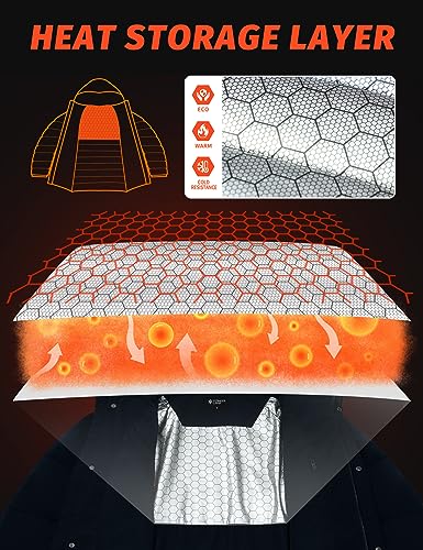 Pioneer Camp Pioneer Camp Herren Winterjacke Lang Winddicht Wasserdicht Warme Daunenjacke Winter Outdoor Parka Jacke mit Kapuze Schwarz L - Produktansicht 3 | TV | Video | Foto