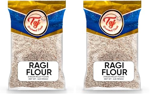 TAJ Premium Indian Ragi Flour, Finger Millet Flour, (4-Pounds (NEW)) (Pack of 2) image 4
