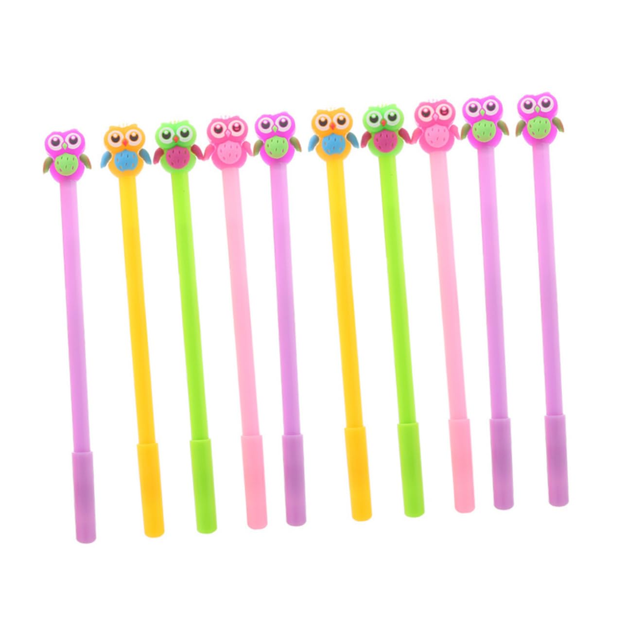 LALAFINA 30pezzi Penne Gel Cartoon Con Design Creativo Di Gufo Penne Scrittura Adorabili Per Scuola e Ufficio Materiale Leggero e Maneggevole Stimola Interesse Nella Scrittura Per Studenti
