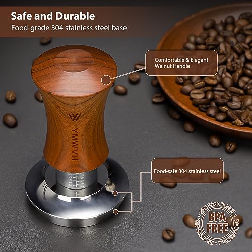 Pressoir à expresso 58 mm avec double ressort de calibrage autonivelant V5 - 6