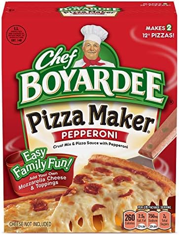 Chef Boyardee Pepperoni Pizza Maker, 31.85 oz, 6 Pack