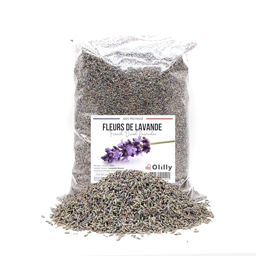 OLILLY - 1000 Gramos - Cosecha 2025 - Flores de Lavanda secas de...