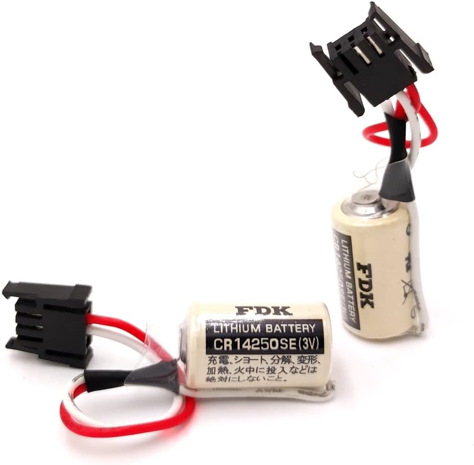 (2Pcs) CR14250SE 1/2AA 3V for FDK CR14250SE PLC Battery 1747-BA Backup Power Supply
