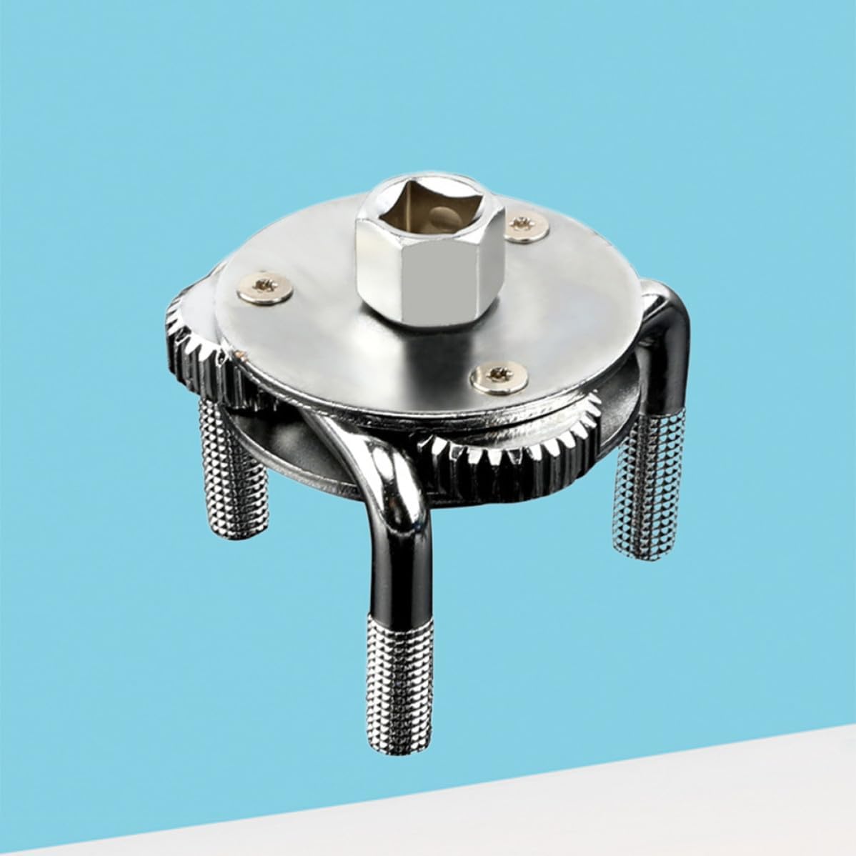 Auto Adjustable 3-jaw Oil Filter Wrench Remover 3/8 Drive