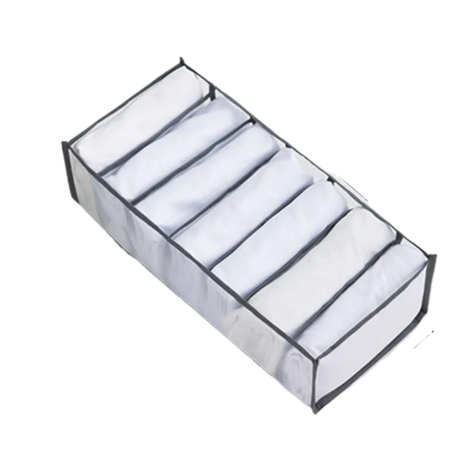 GYTTDERFL Sock Organiser Closet storage box folding underwear partition drawer jeans wardrobe clothes(Color 06,Color08)