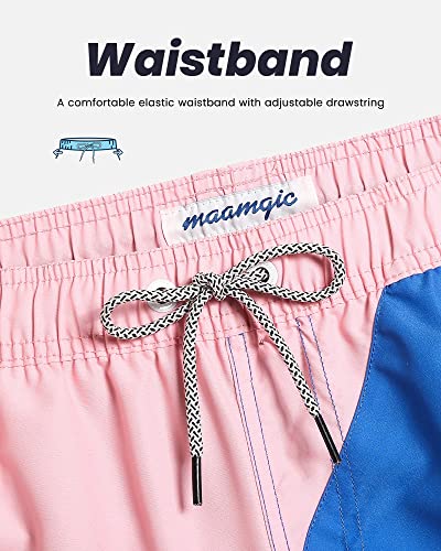 Image of maamgic Mens Swim Trunks Quick Dry Swim Shorts with Mesh Lining Funny Swimwear Bathing Suits 7inch