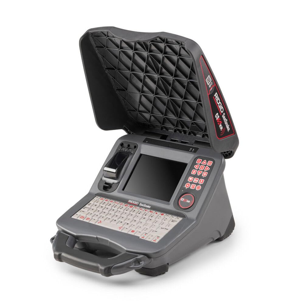 RIDGID 68768 SeeSnake CS65XR Monitor Kit 128GB Internal SSD High Resolution Display Water-Resistant Keyboard Dual USB Ports