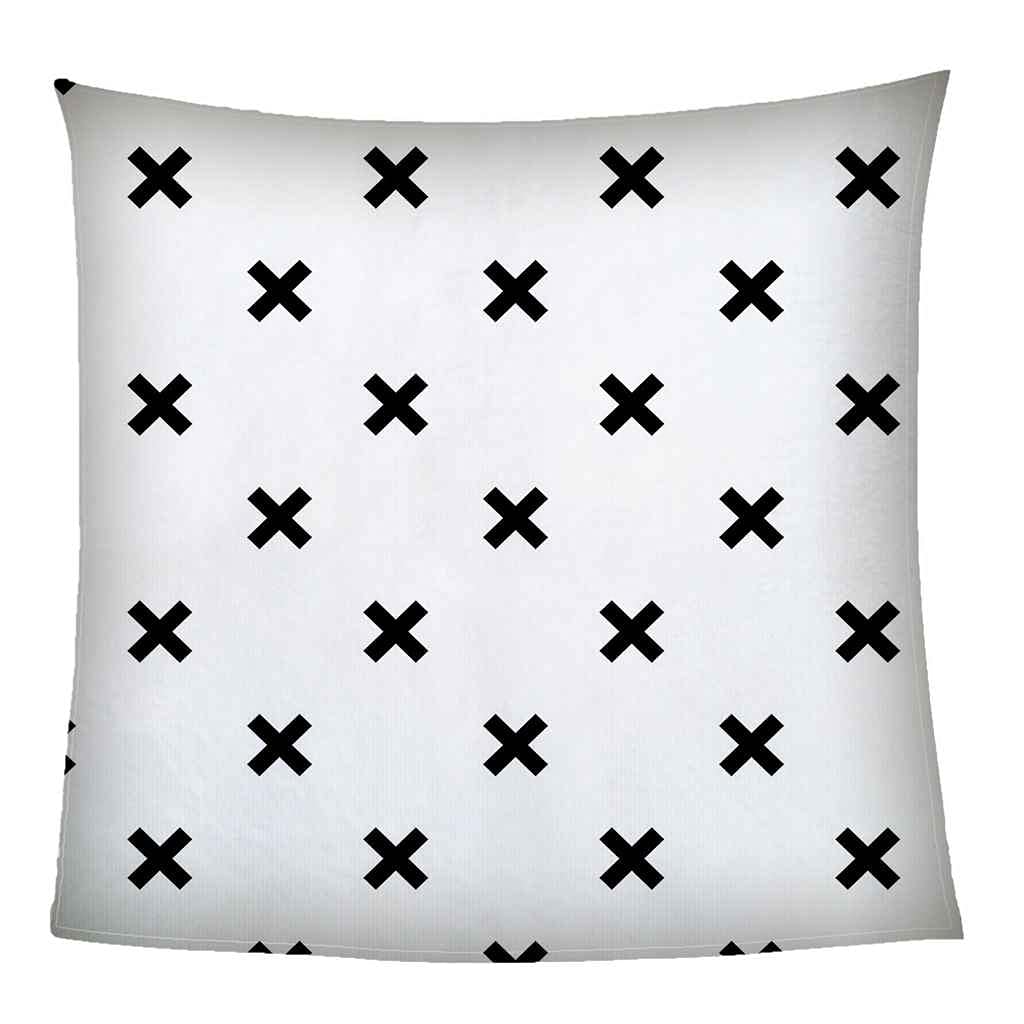 Couverture polaire haut de gamme en flanelle douce 150x200cm motif 3D croix