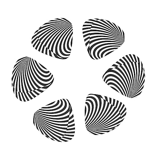 Lot de 12 médiators à rayures pour guitare électrique et basse - Les Beatles, Paul McCartney, John Lennon, RIngo Starr, George Harrison Lot de 12 médiators à rayures pour guitare électrique et basse – Image 3