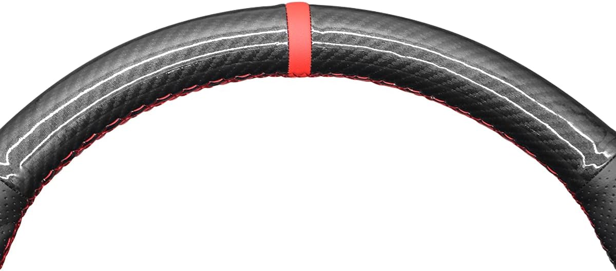 MEWANT Steering Wheel Cover for Subaru Forester 2008-2012 / Impreza 2008-2011 / Legacy 2008-2010 / Outback 2008-2009 / Impreza WRX (WRX STI) 2008-2014 / Exiga 2009 / Forester Accessories