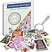 Zaioo World Stamp Collectors Kit ♥ 24 Stamps from All Over The World + Magnifying Lens Bundle for Stamps Collector Edition