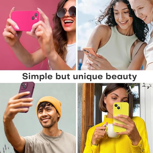 Image of LOVE 3000 Designed for iPhone 13 Case, Premium Silicone with [Camera Protection] [Soft Anti-Scratch Microfiber Lining] Shockproof Protective Phone Case for iPhone 13 Women Men Girls 6.1 inch, WineRed