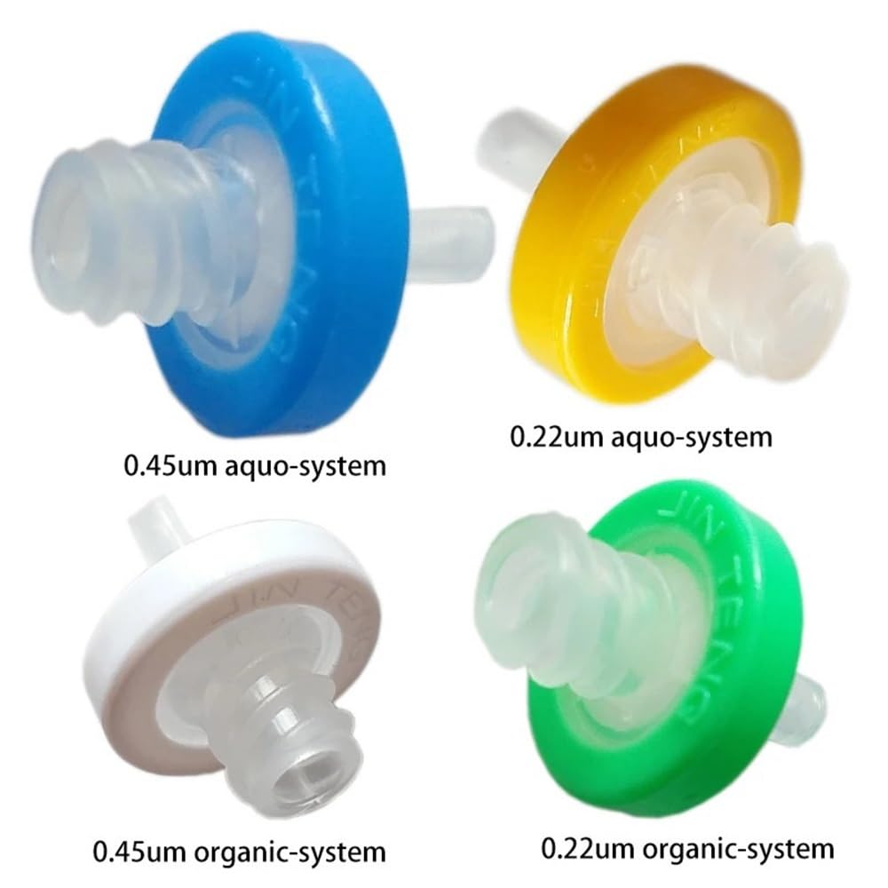 Sprzęt do przyrządów laboratoryjnych 100 szt./partia laboratorium 13 mm 25 mm materiał nylon / PES / strzykawka PTFE o rozmiarze porów 0,22 um/0,45 um/0,8um (25 mm 0,8um nylon6)