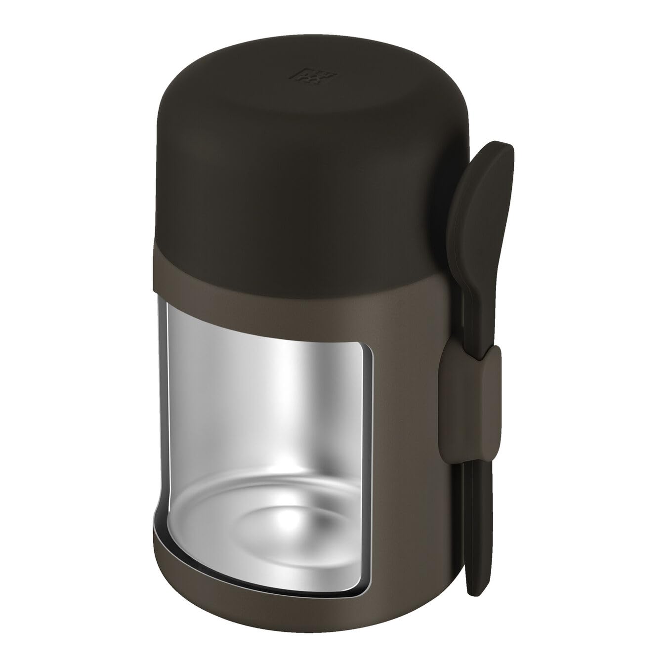 ZWILLING THERMO PLUS Récipient alimentaire 600 ml, garde au chaud/froid jusqu'à 10 heures, double paroi en acier inoxydable, avec cuillère, anti-fuite, léger, passe au lave-vaisselle, chocolat