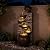 Fyround 45 Inch Brown 5-Tier Cascading Stacked Stones Clay Pot Outdoor Water Fountain with LED Light & Pump, Garden Patio Porch Backyard Home Art Decor