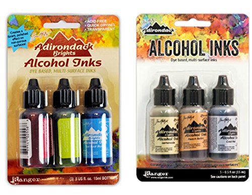 Ranger Adirondack Alcohol Ink Bundle (Dockside + Wildflowers)