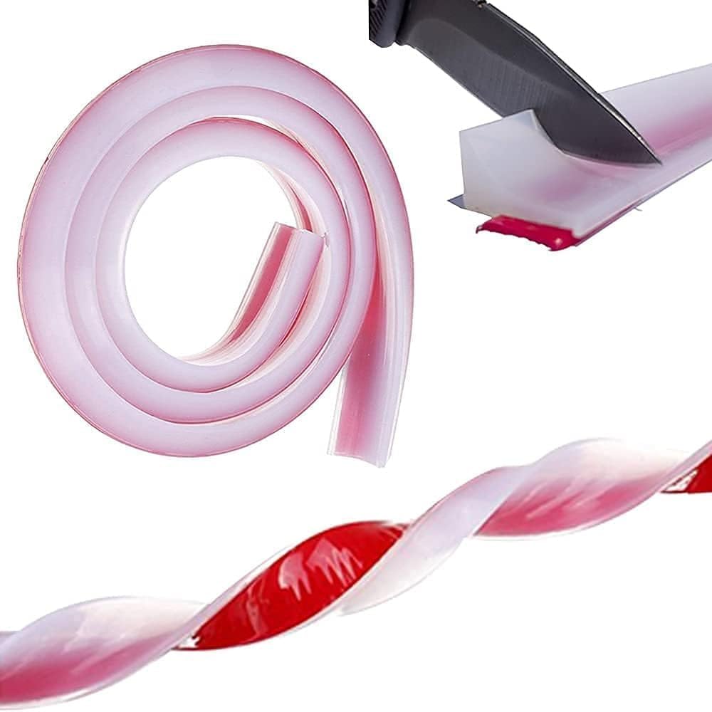 Silikonowa bariera podłogowa do pomieszczeń wilgotnych Osłona prysznicowa Uszczelka Podłoga do pomieszczeń wilgotnych Arkusz silikonowy do zlewozmywaków kuchennych Próg drzwi Bariera wodna Narożnik za