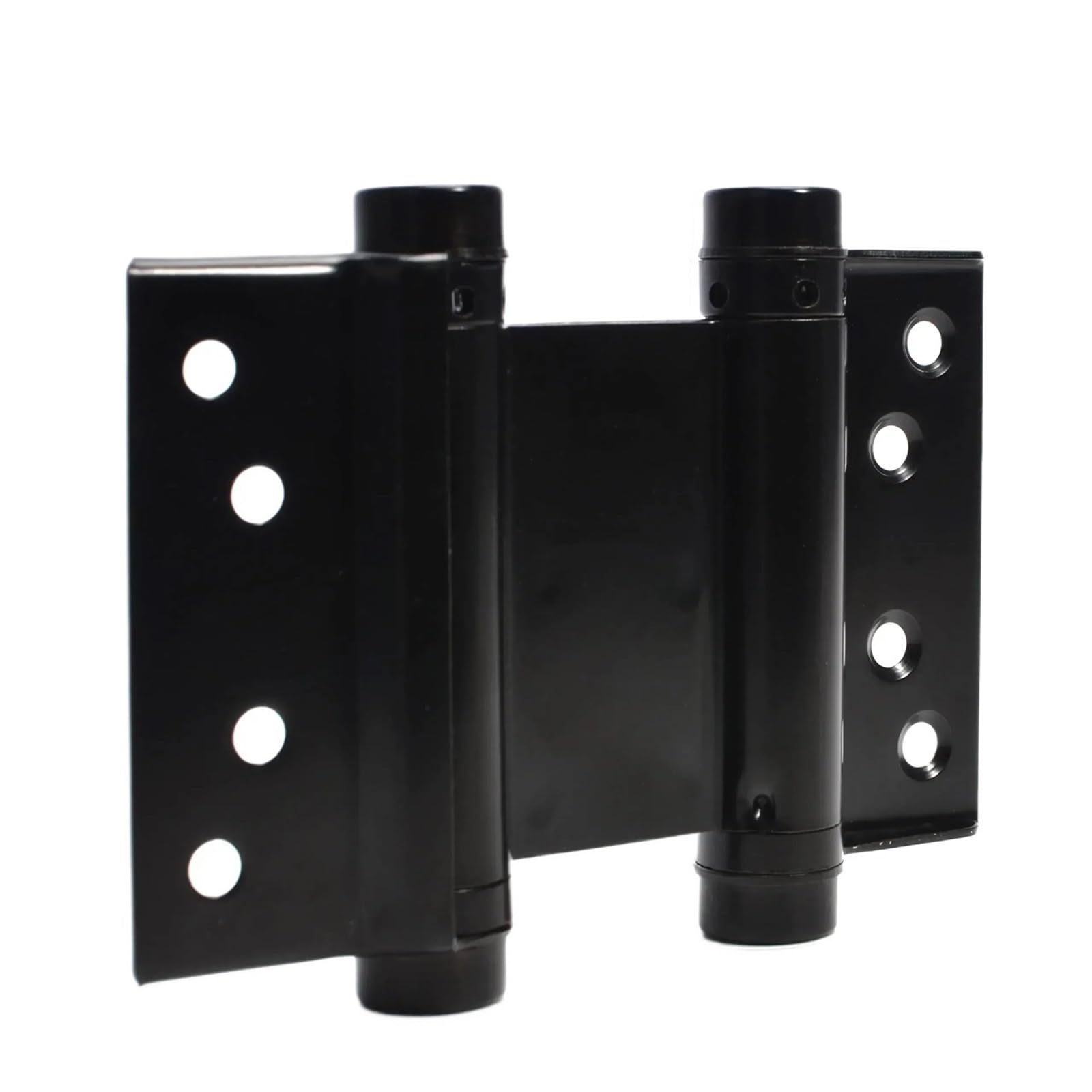 Huwoyg 3Inch Black 2Pcs Swinging Door Hinges With Stainless Steel Spring For Cafe Saloon For Gate(3Inch Black)