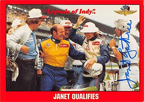 Janet Guthrie autographed trading card (NASCAR Driver, Auto Racing, SC) 1992 Legends of Indy #61