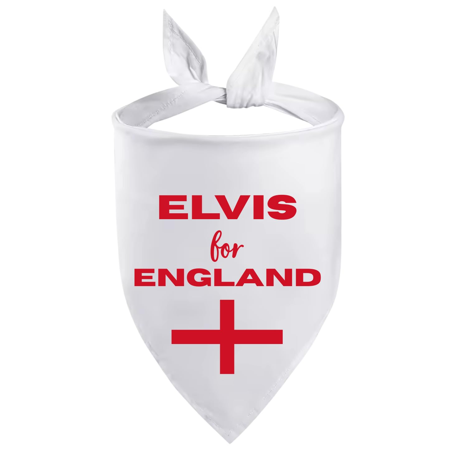 Personalised Pet Bandana “For England” Perfect for World Cup & Rugby Supporters. Custom Dog Bandana English Pets. World Cup Supporter Gift (S/M: 15-35cm)