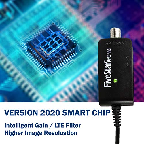 image for Five Star HDTV Antenna 360° Omni-Directional Reception Amplified Outd