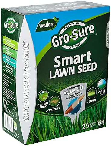Garden Grass Lawn Seeds - 1kg Aqua Gel Coated Smart Lawn Grass Seeds
