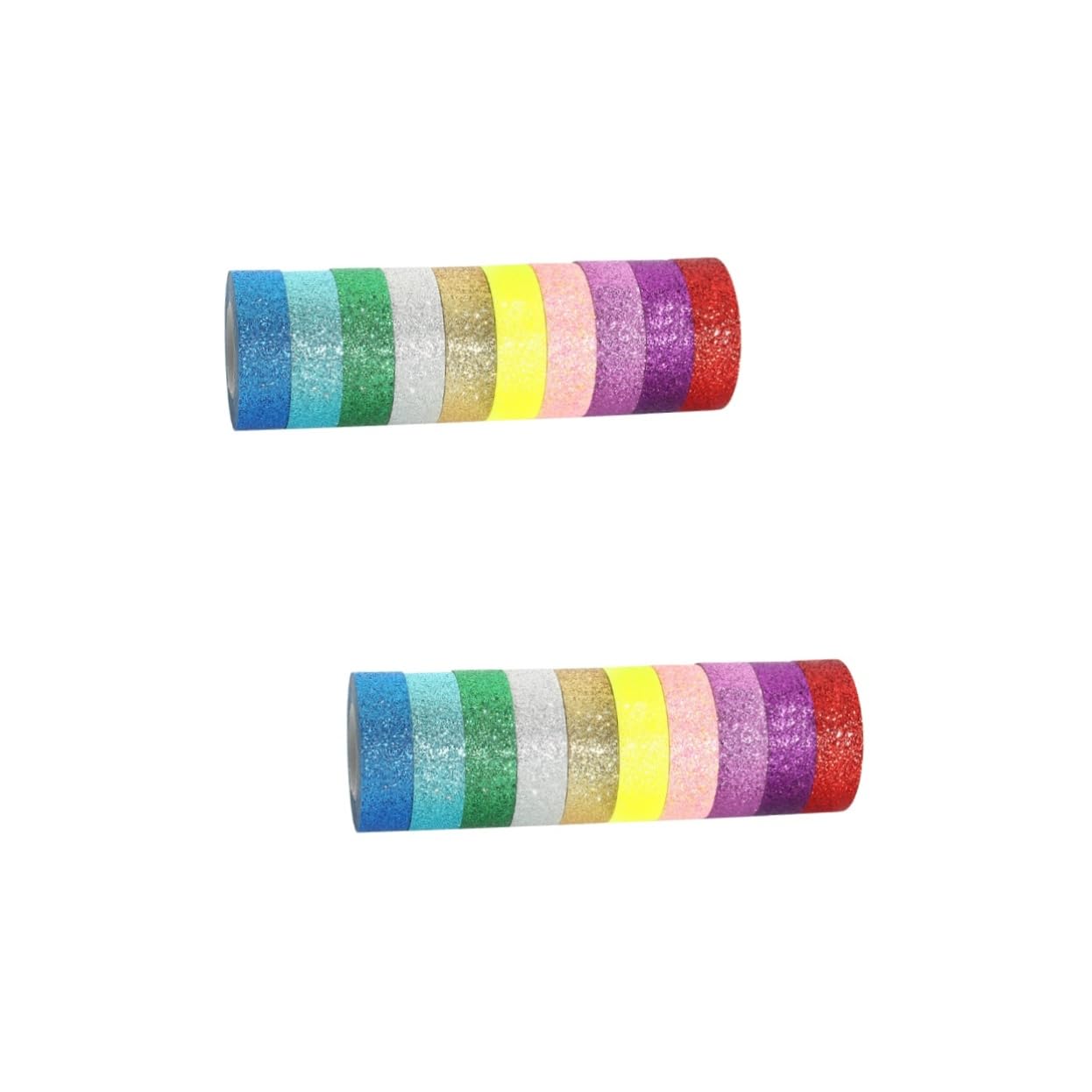 Holibanna 2 Sätze Glitzer Washi Tape Set Teiliges Dekorband für Scrapbooking und Diy Kunstprojekte und Glitzernd für und Kreative Gestaltung
