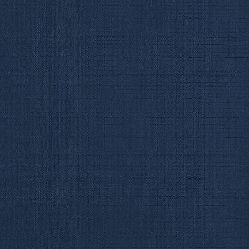 Eclipse Kendall Modern Blackout Thermal Rod Pocket Window Curtain For Bedroom Or Living Room (1 Panel), 42" X 84", Denim #TOP5
