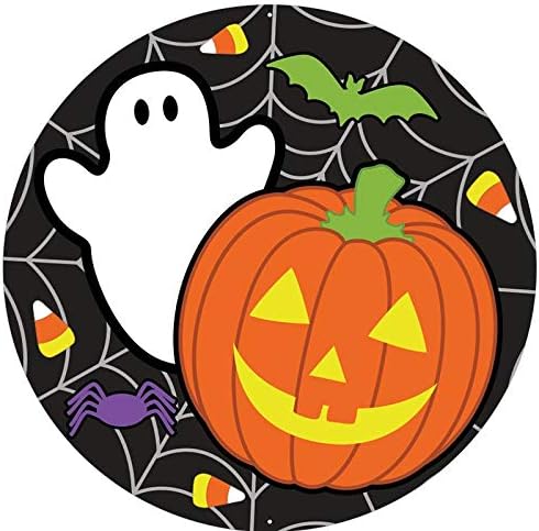 Halloween Medals - 2.5" Ghost and Pumpkin Fun Gold Spinning Halloween Award Prime