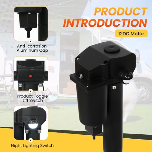 Pafessa 3500lb Electric Tongue Jack