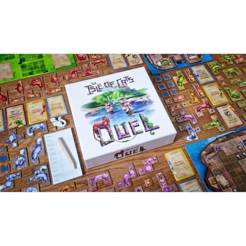 The Isle of Cats Duel juego de mesa para 2 jugadores miniatura 3