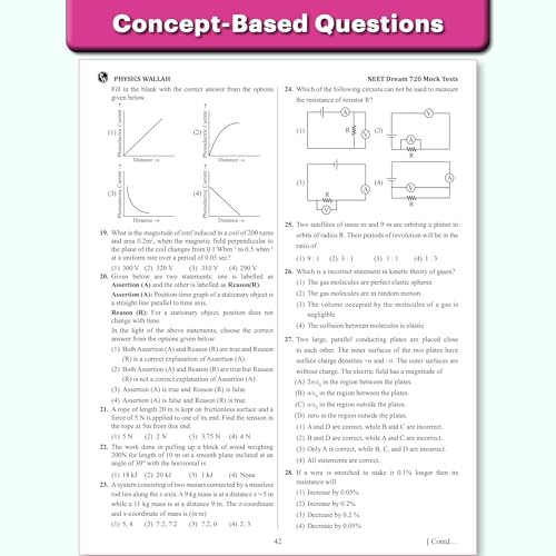 Image of PW 20 NEET Dream 720 Mock Tests For 2026 Exams | Full Syllabus Tests of Physics, Chemistry & Biology | Pattern NEET Solved Mocks Papers with High Order Time Intensive MCQs